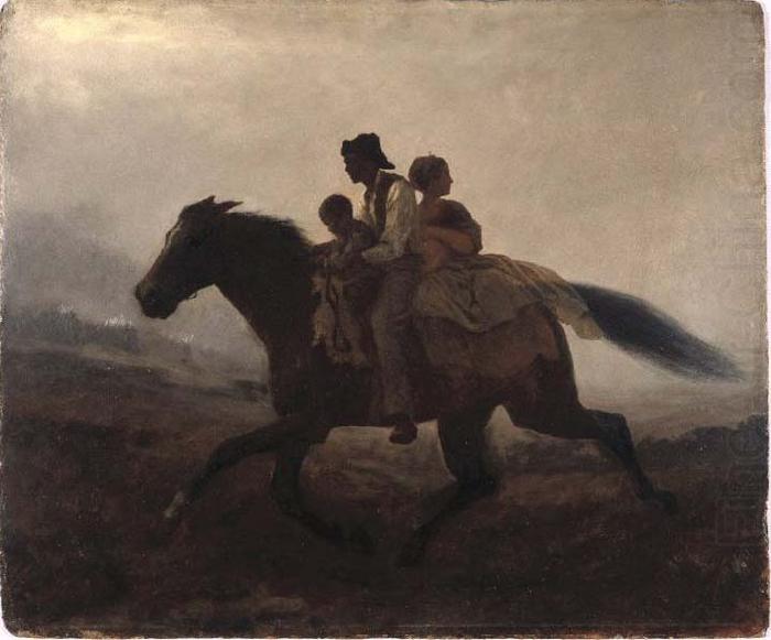 Eastman Johnson A Ride for Liberty -- The Fugitive Slaves china oil painting image